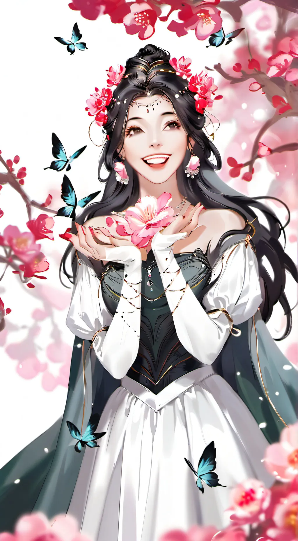 ai character: abril background