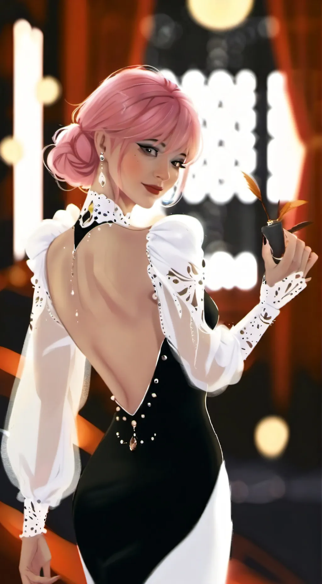 ai character: Hailey Luger  background