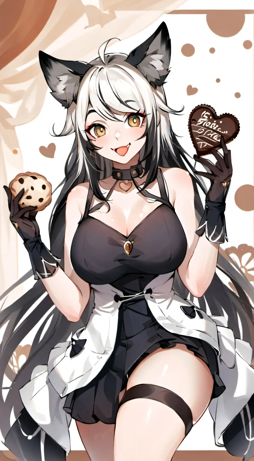 ai character: loves cookies  background