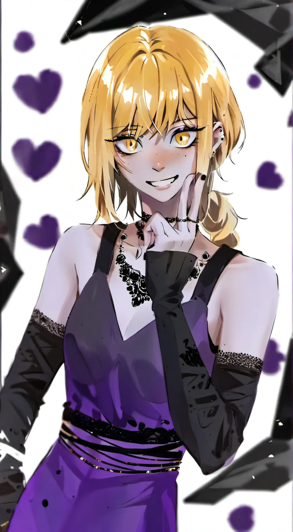 ai character: °•∆Amber∆°• background