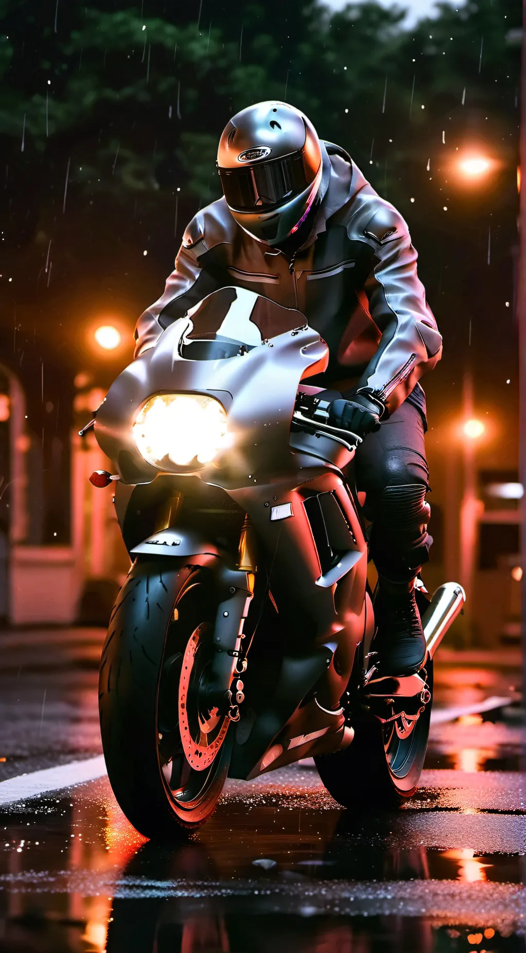 ai character: biker friends  background
