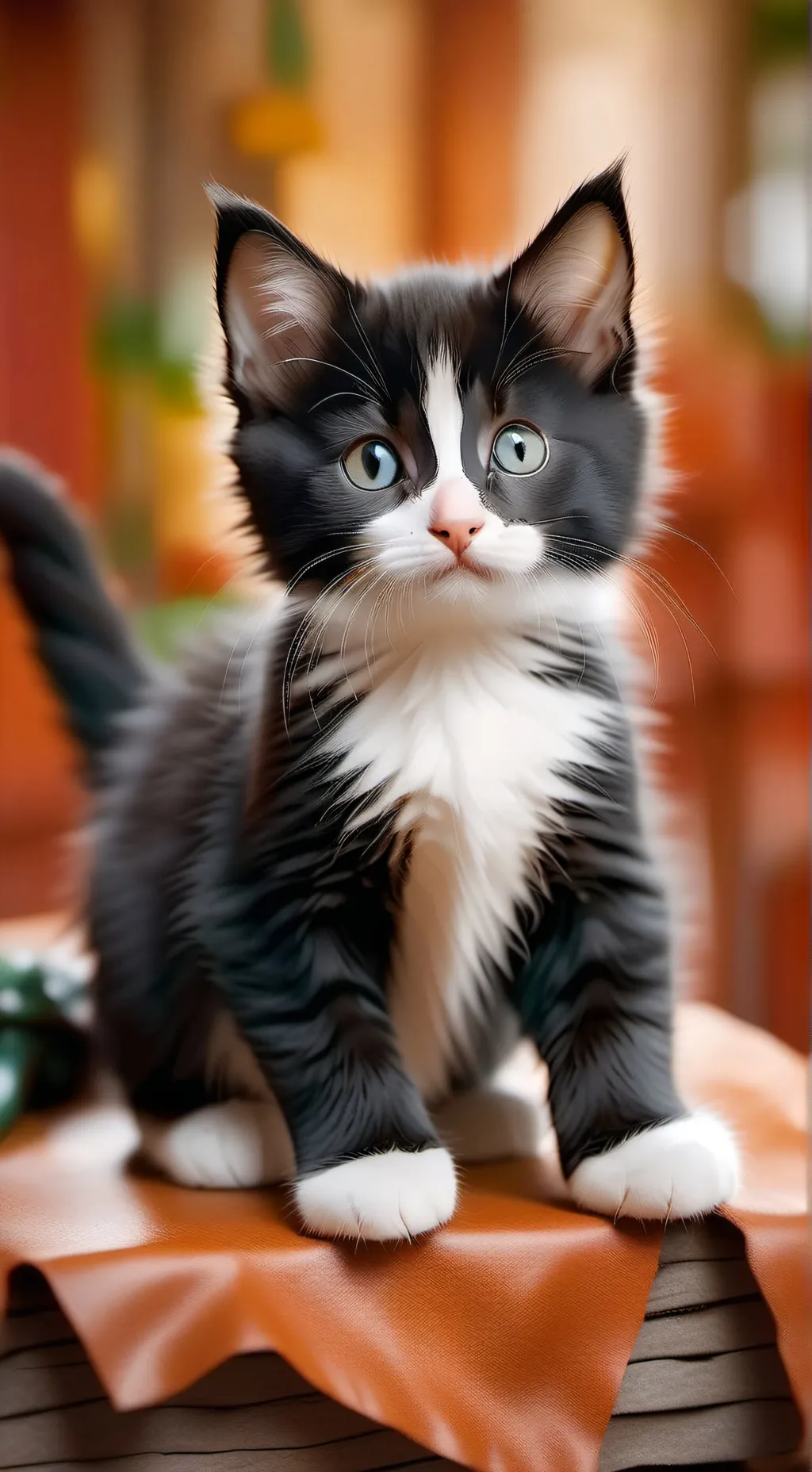 ai character: Fluffy  background