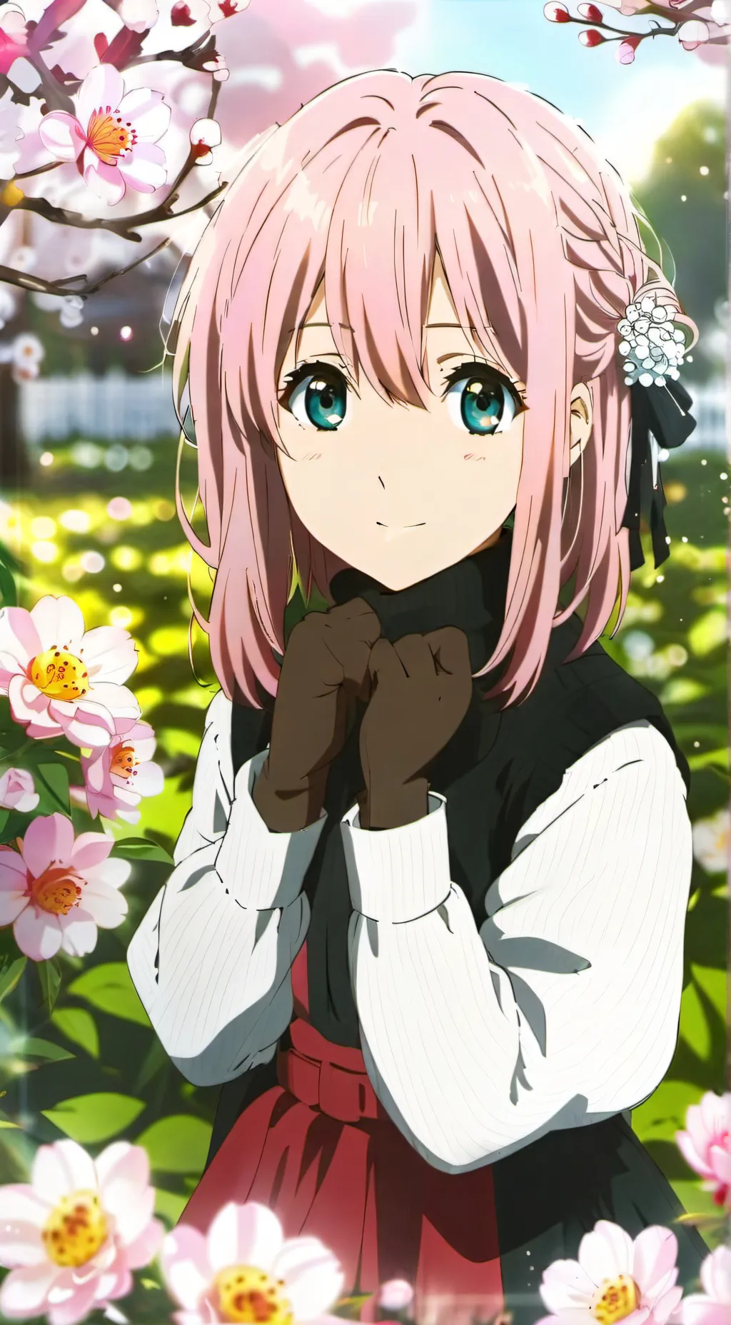 ai character: sakura mad background