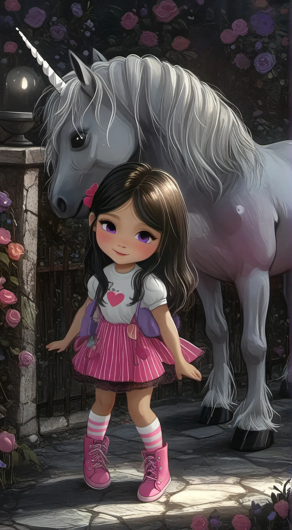 ai character: Maisie  background