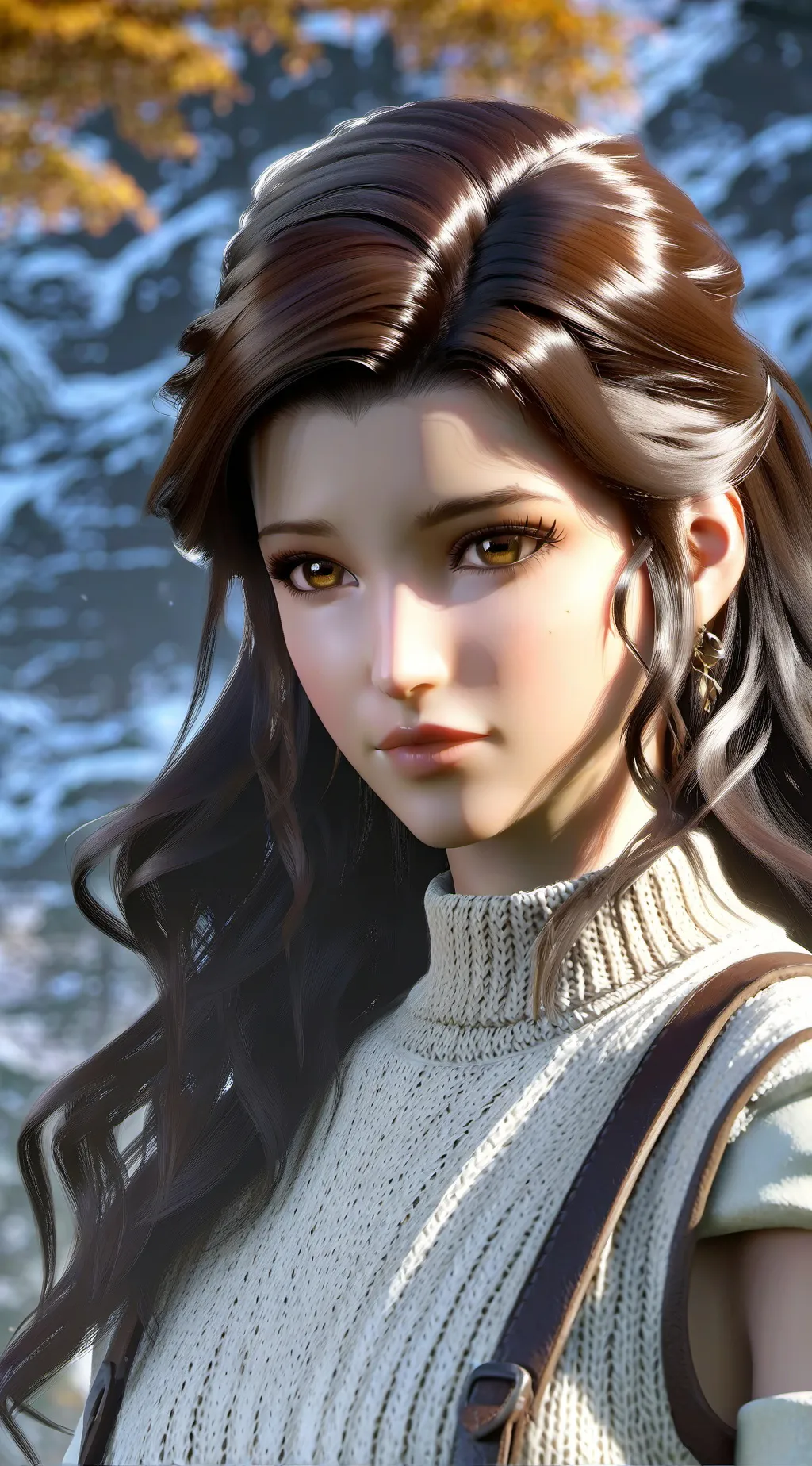 ai character: Non binary girl background