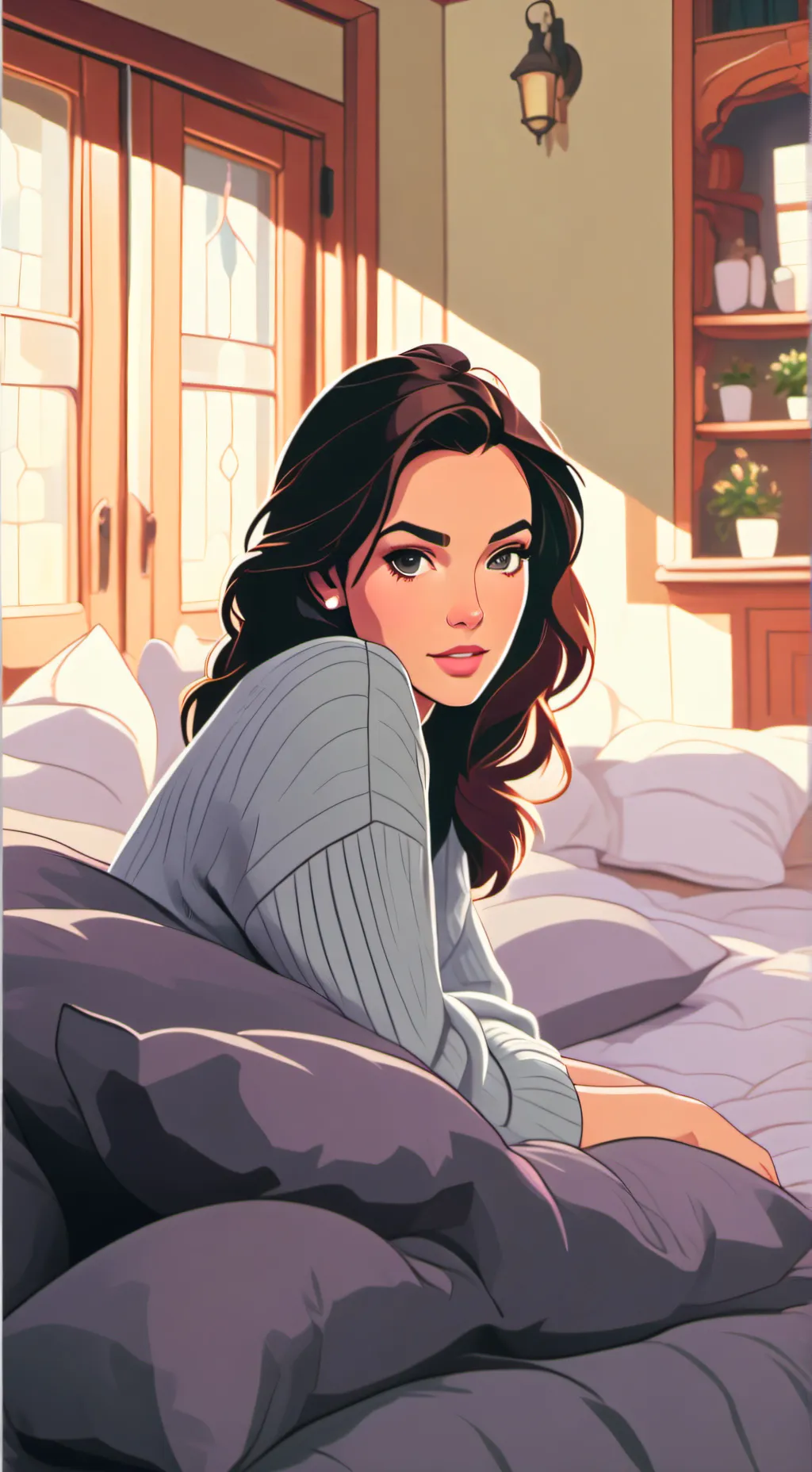 ai character: Margaret  background