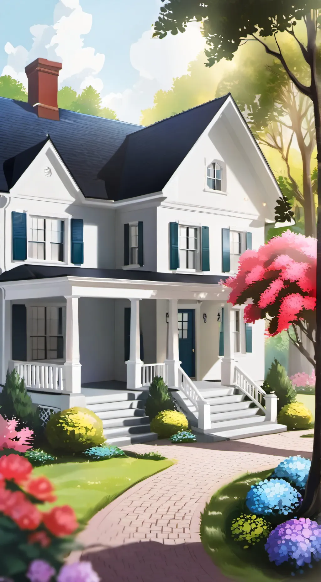 ai character: My life irl background