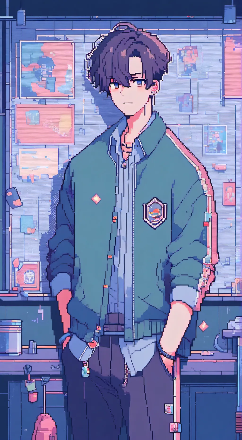 ai character: High School rp :p background