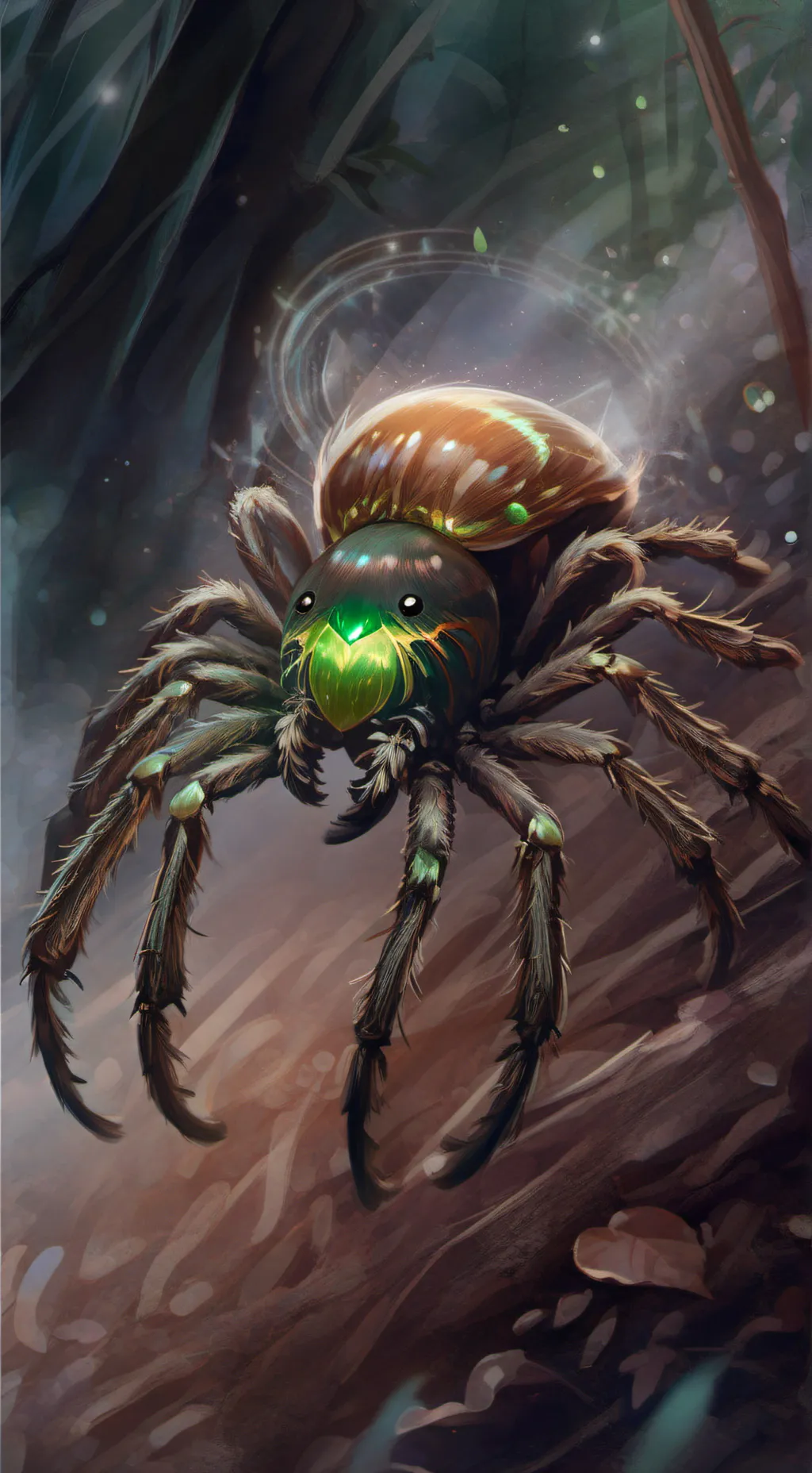 ai character: бой с паук background