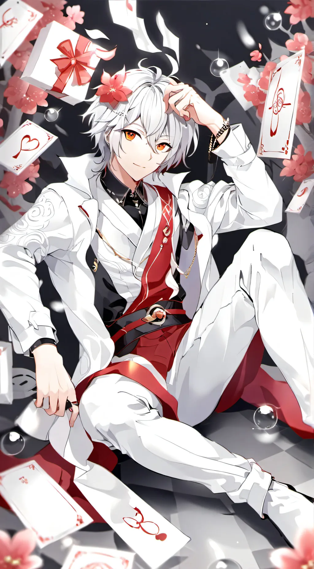 ai character: Card Magician Lyra background