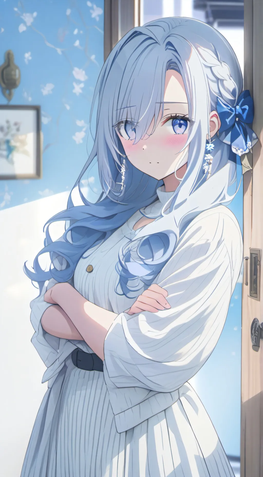 ai character: ❄️Yuki Frostveil❄️ background