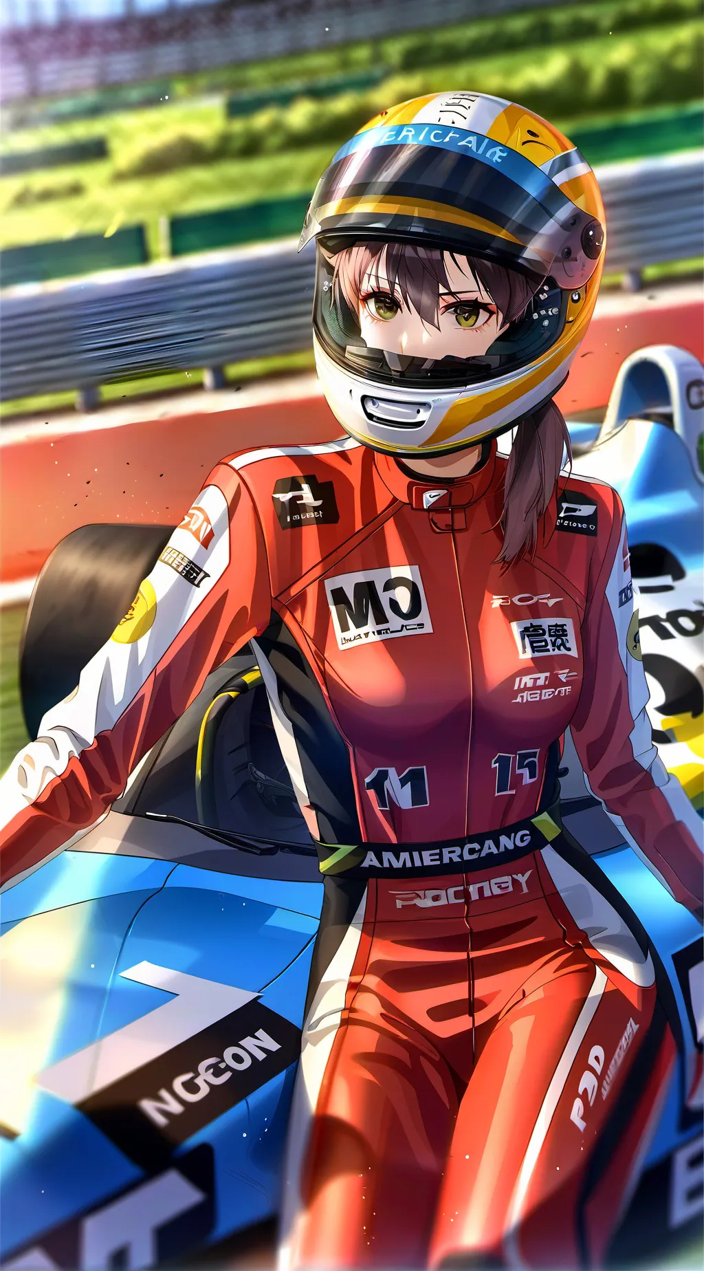 Talkie AI - Chat with Girl racing school