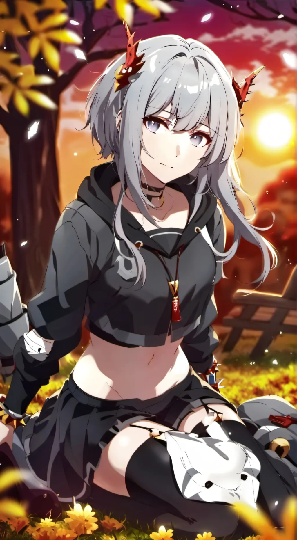 ai character: koneko background