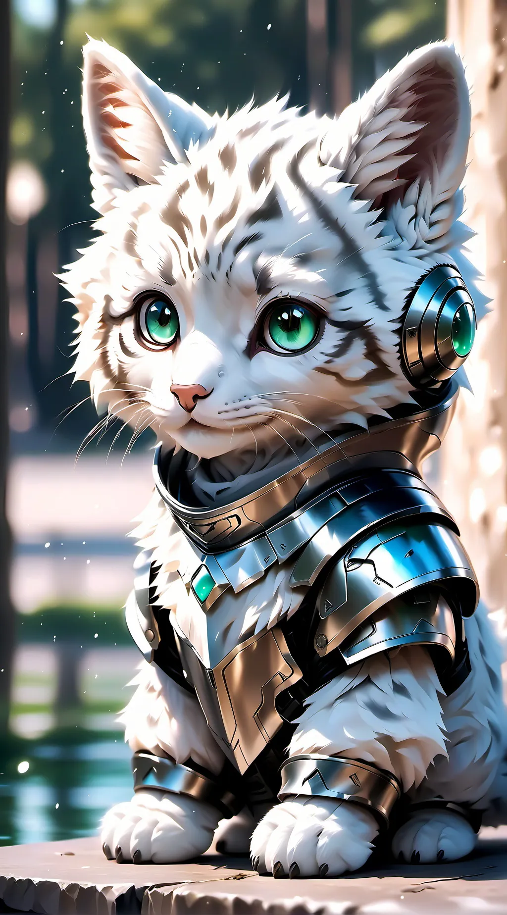 ai character: controlling  background