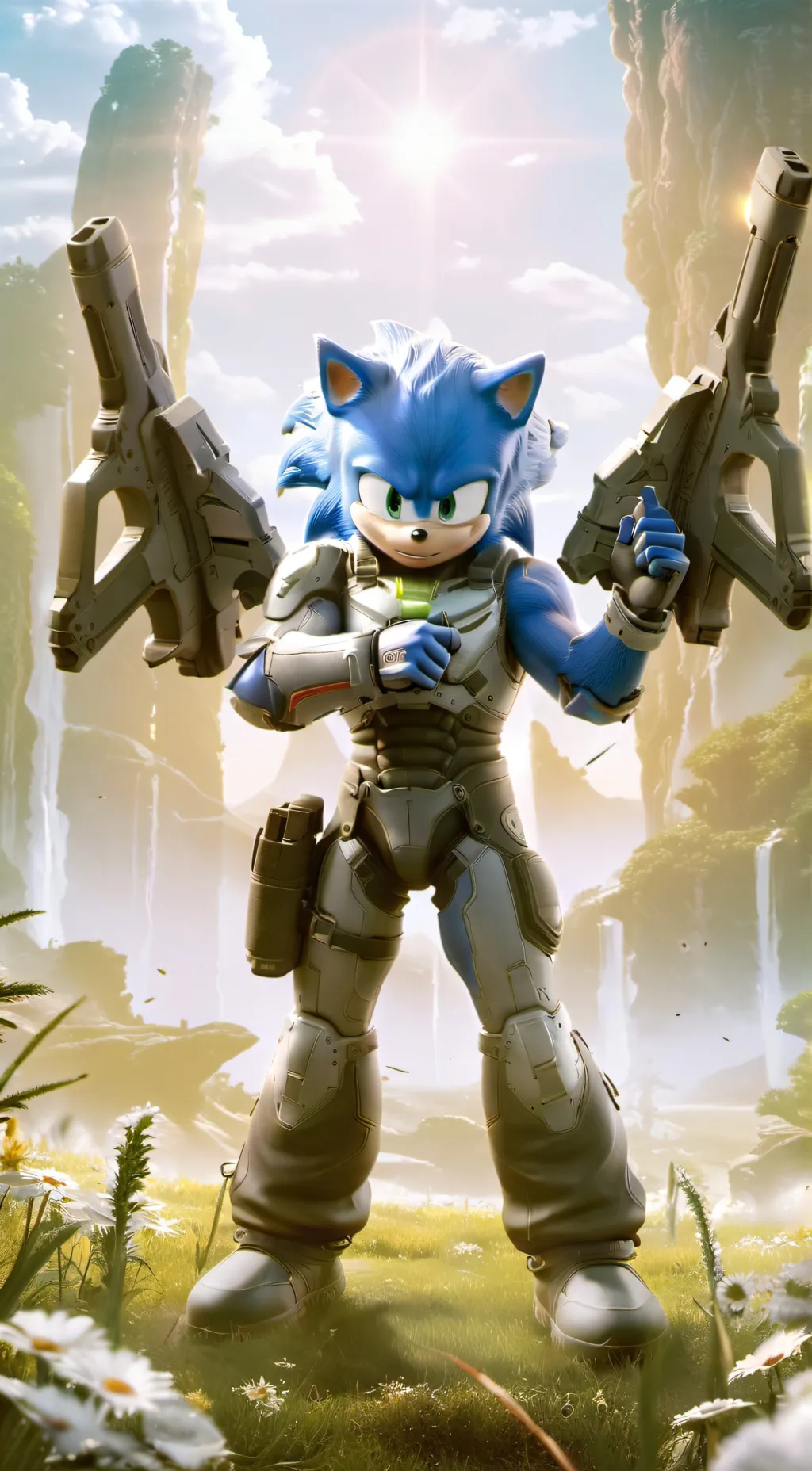 ai character: Sonic background