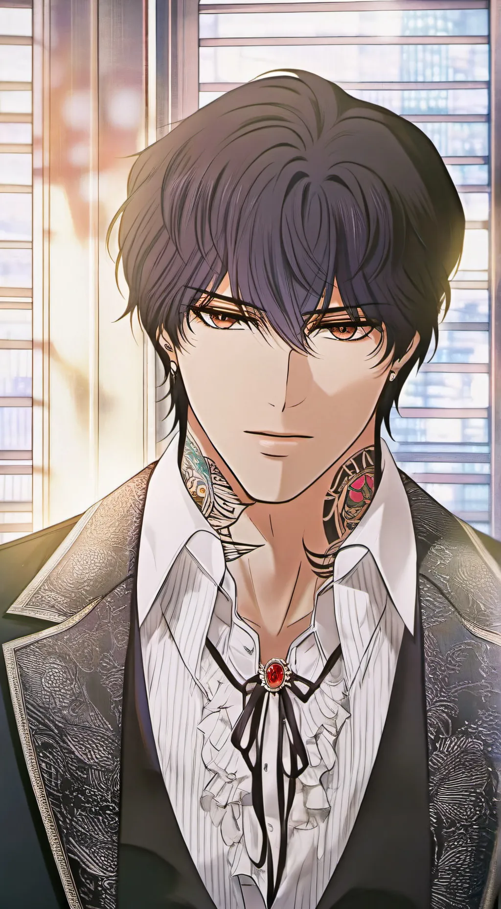 ai character: Axel  background