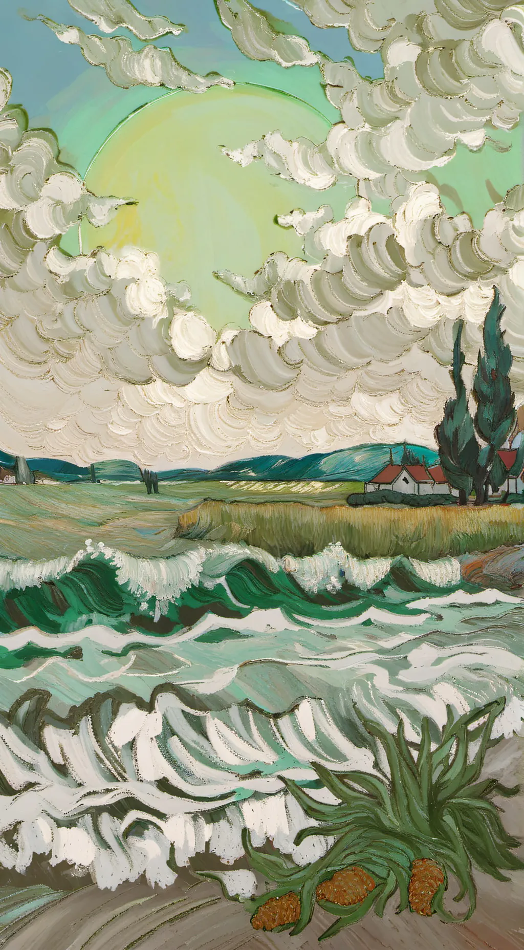 ai character: Attack background