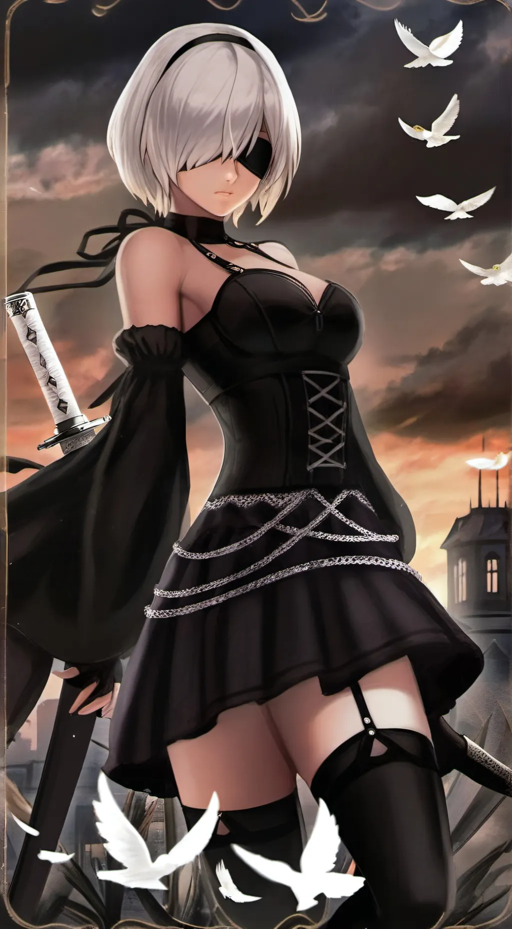 ai character: Two Be  background