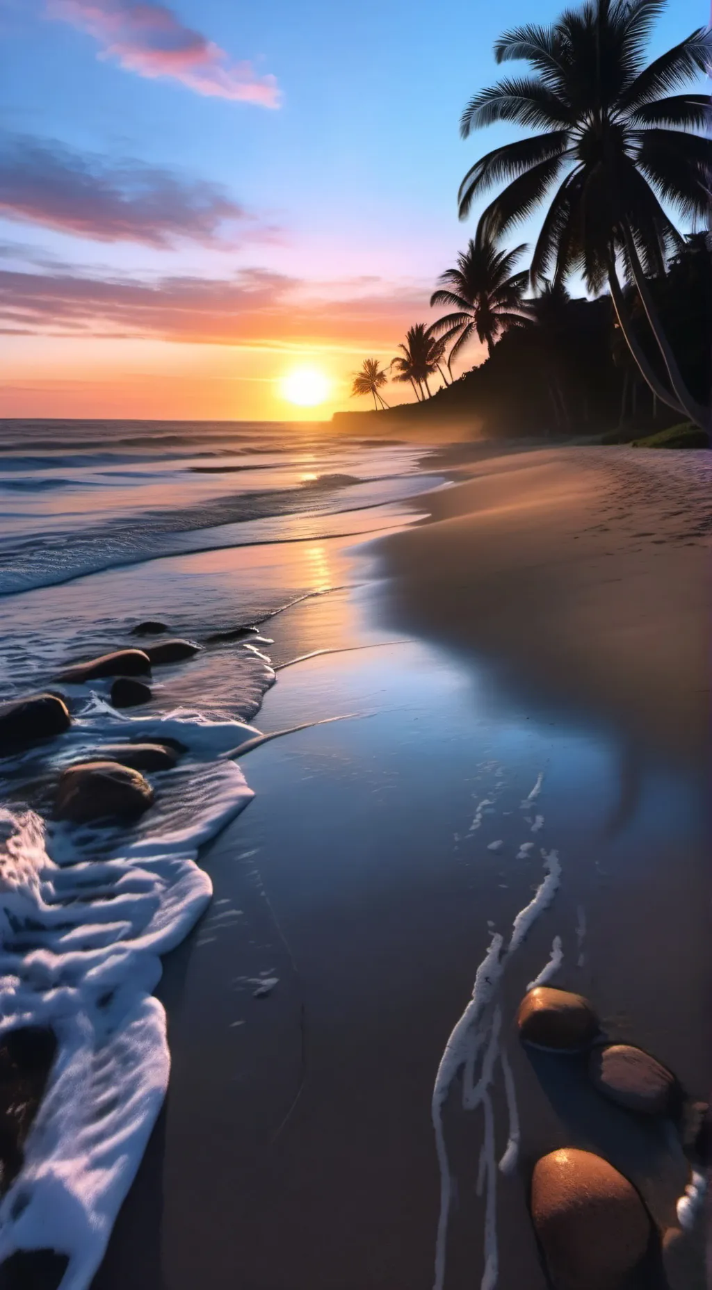 ai character: (Beach) background