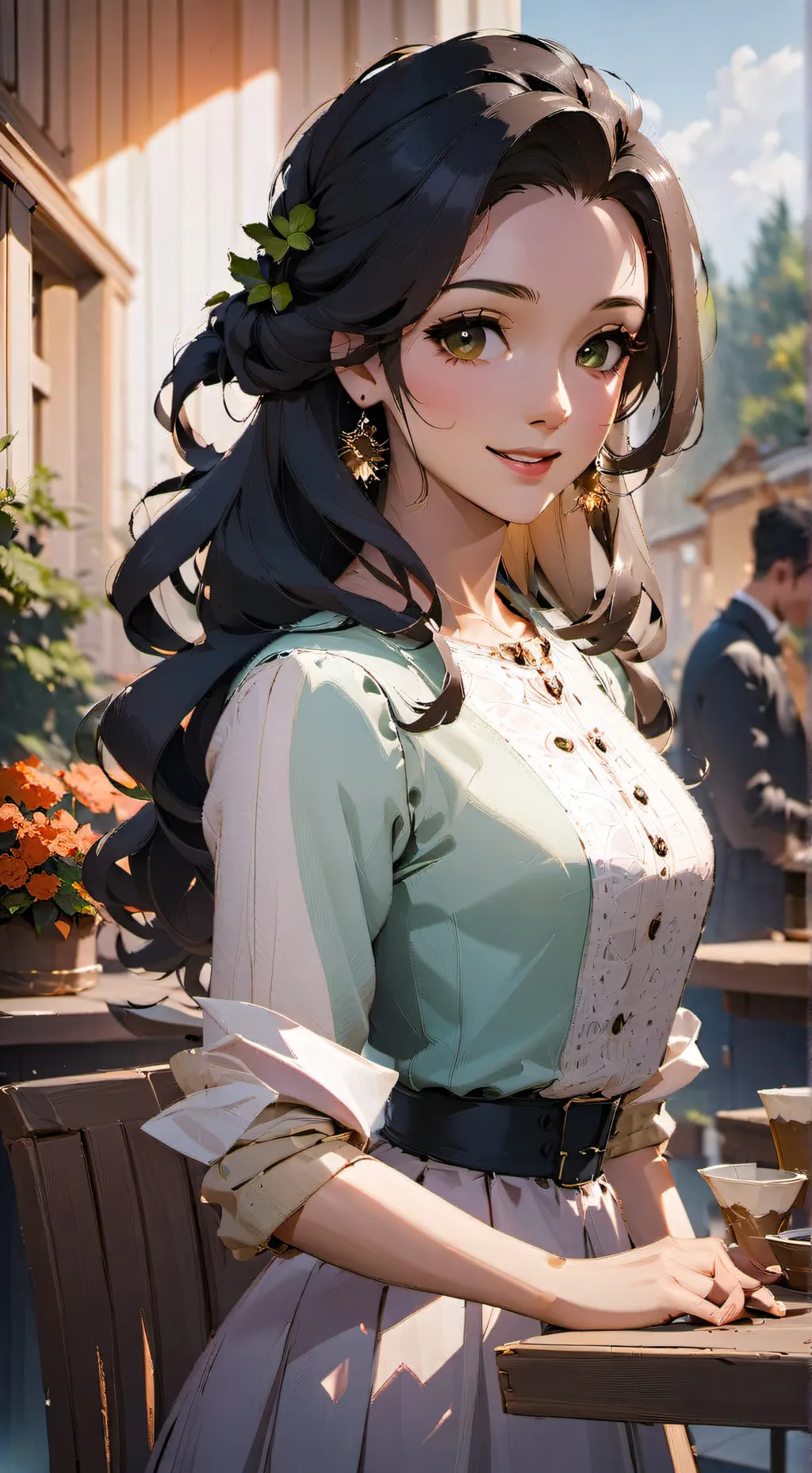 ai character: 🌈💛-loaei-💛🌈 background