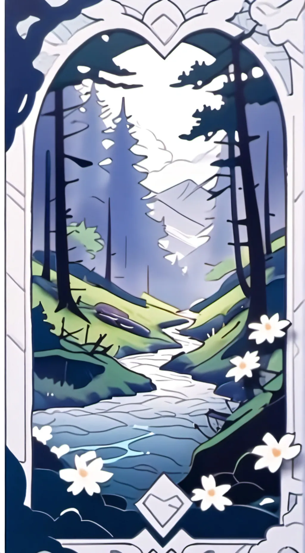 ai character: Changed reality background