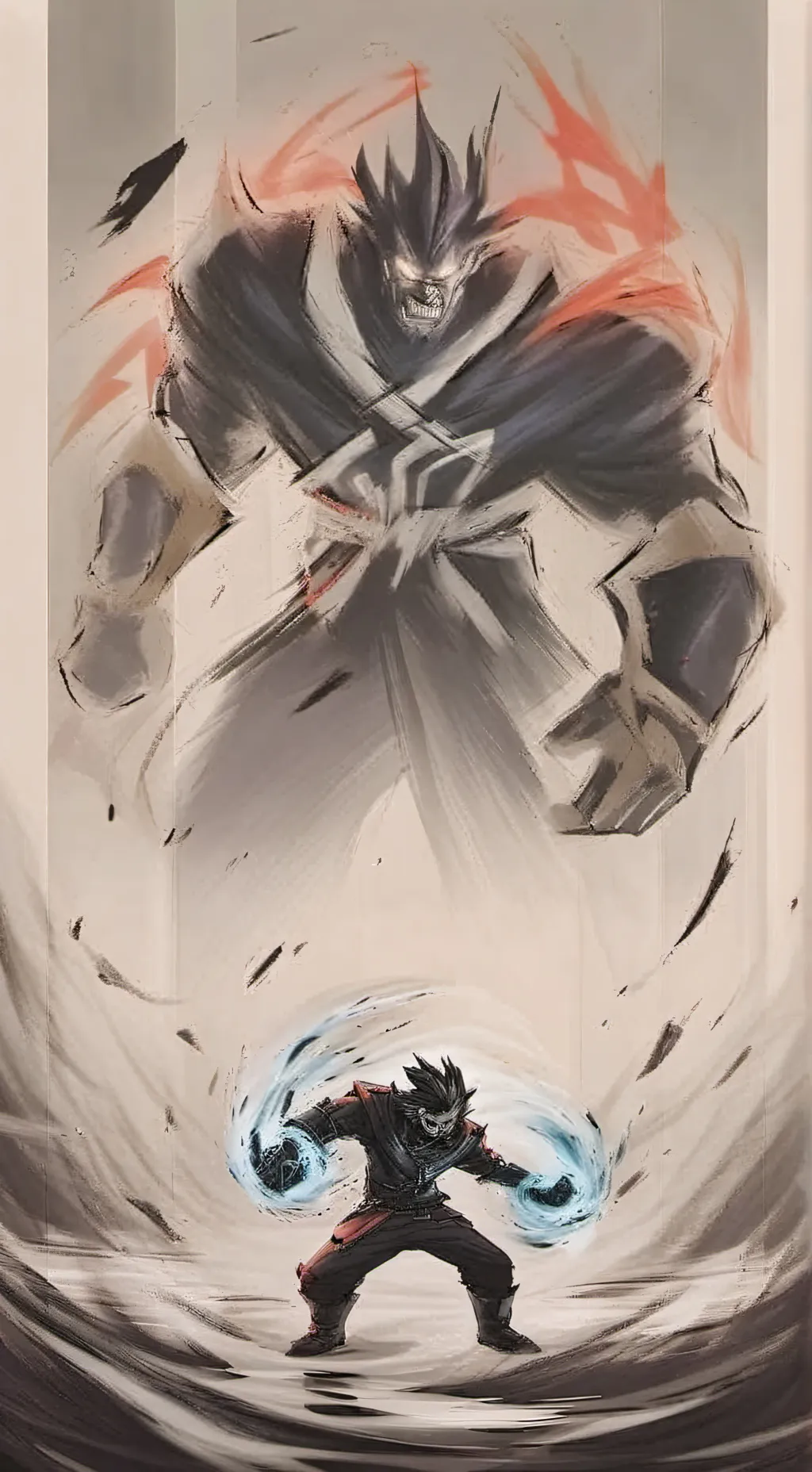 ai character: Wate daniel vs Vox background