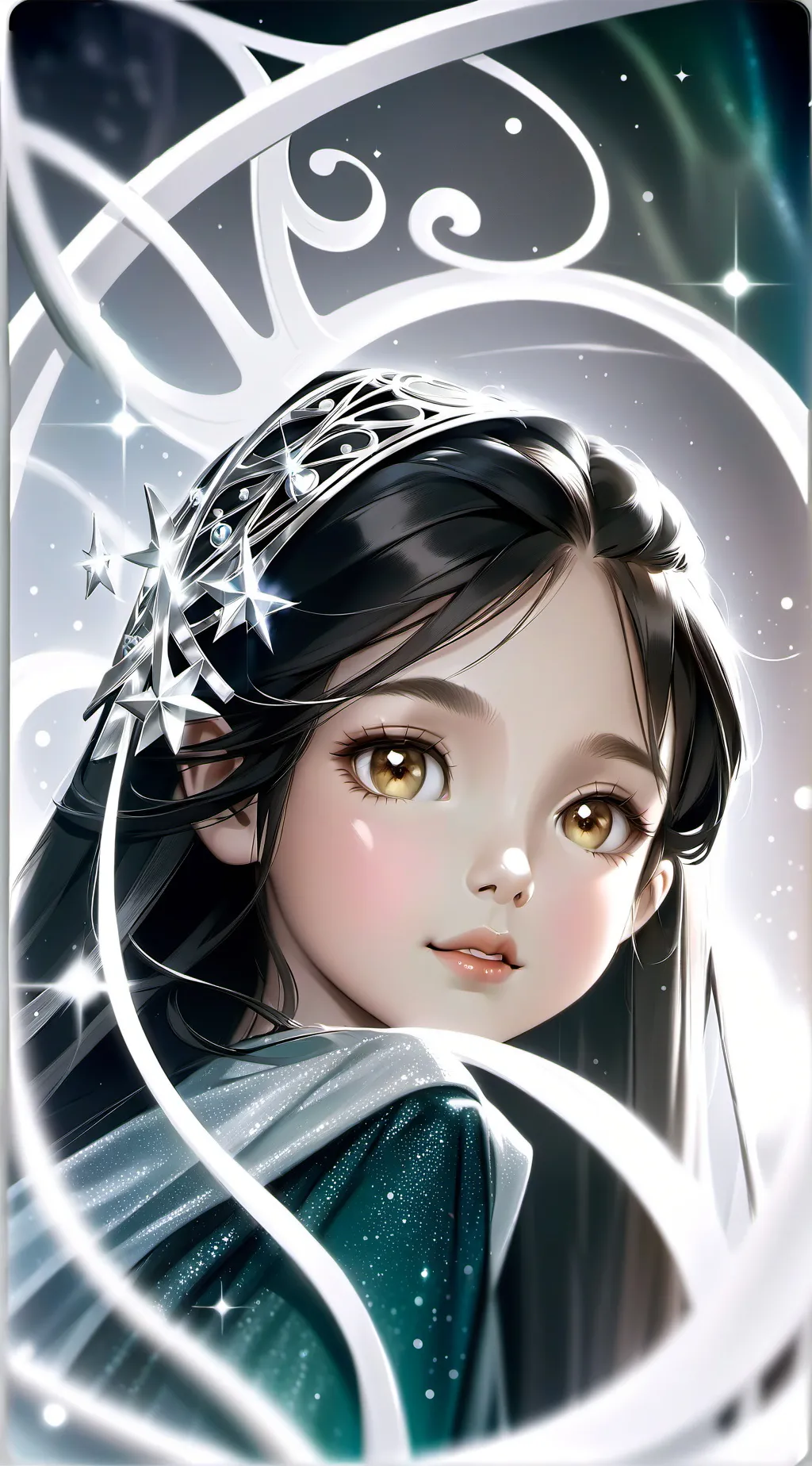 ai character: Paula🖤 background