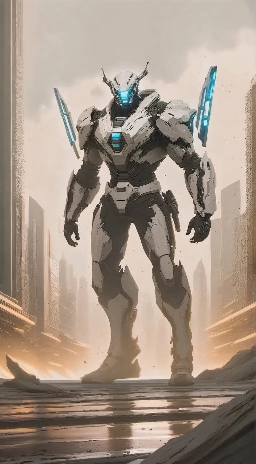 ai character: Mech background