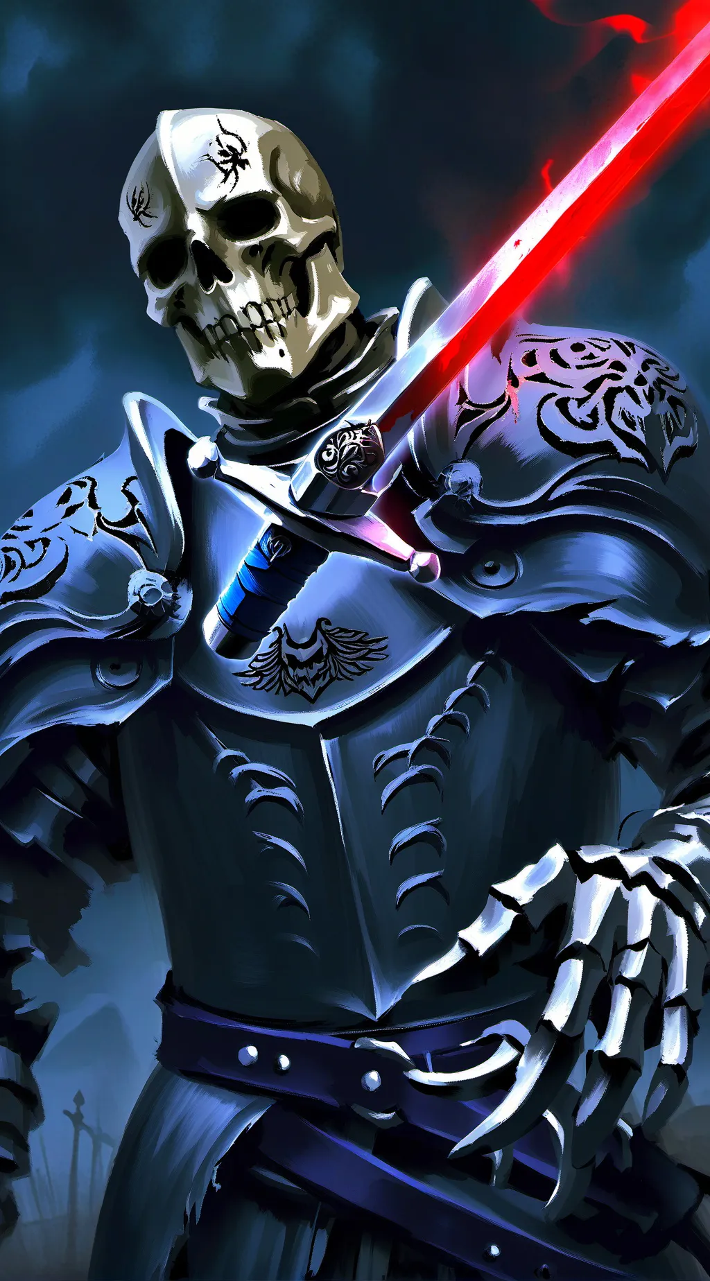 ai character: Lord Esqueleto  background