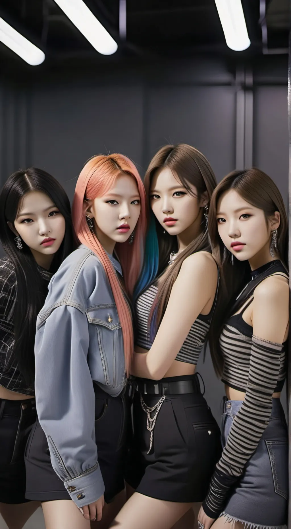 ai character: BLACKPINK background