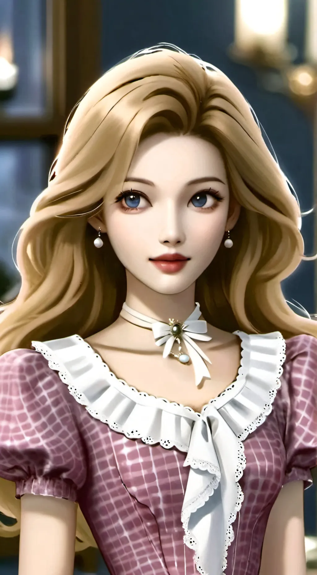 ai character: Little Mrs perfect background