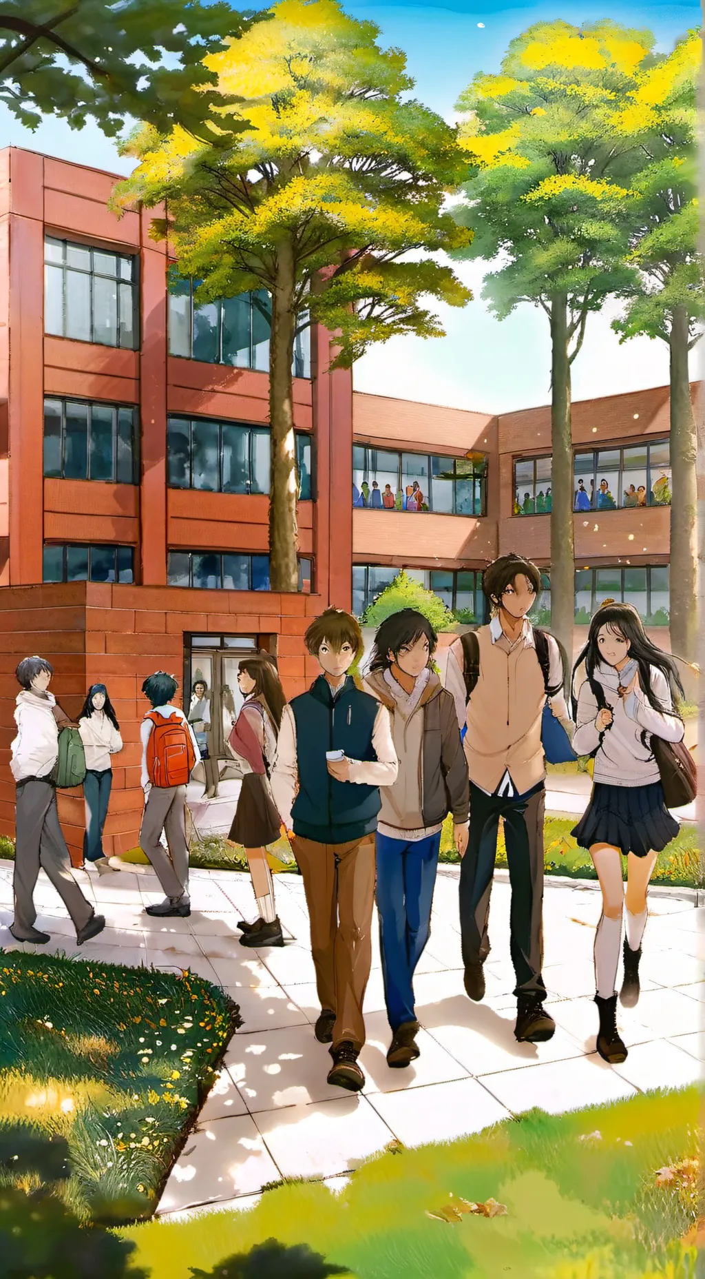 ai character: School  background