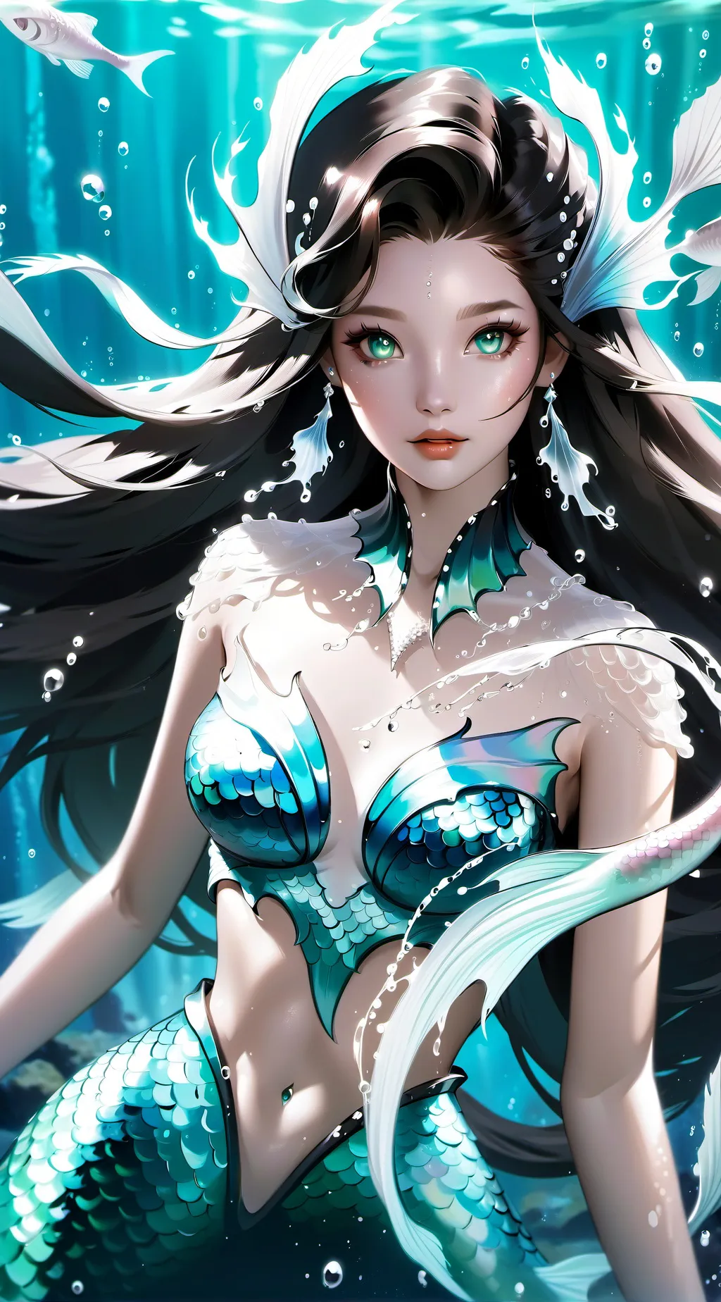 ai character: Crystal background