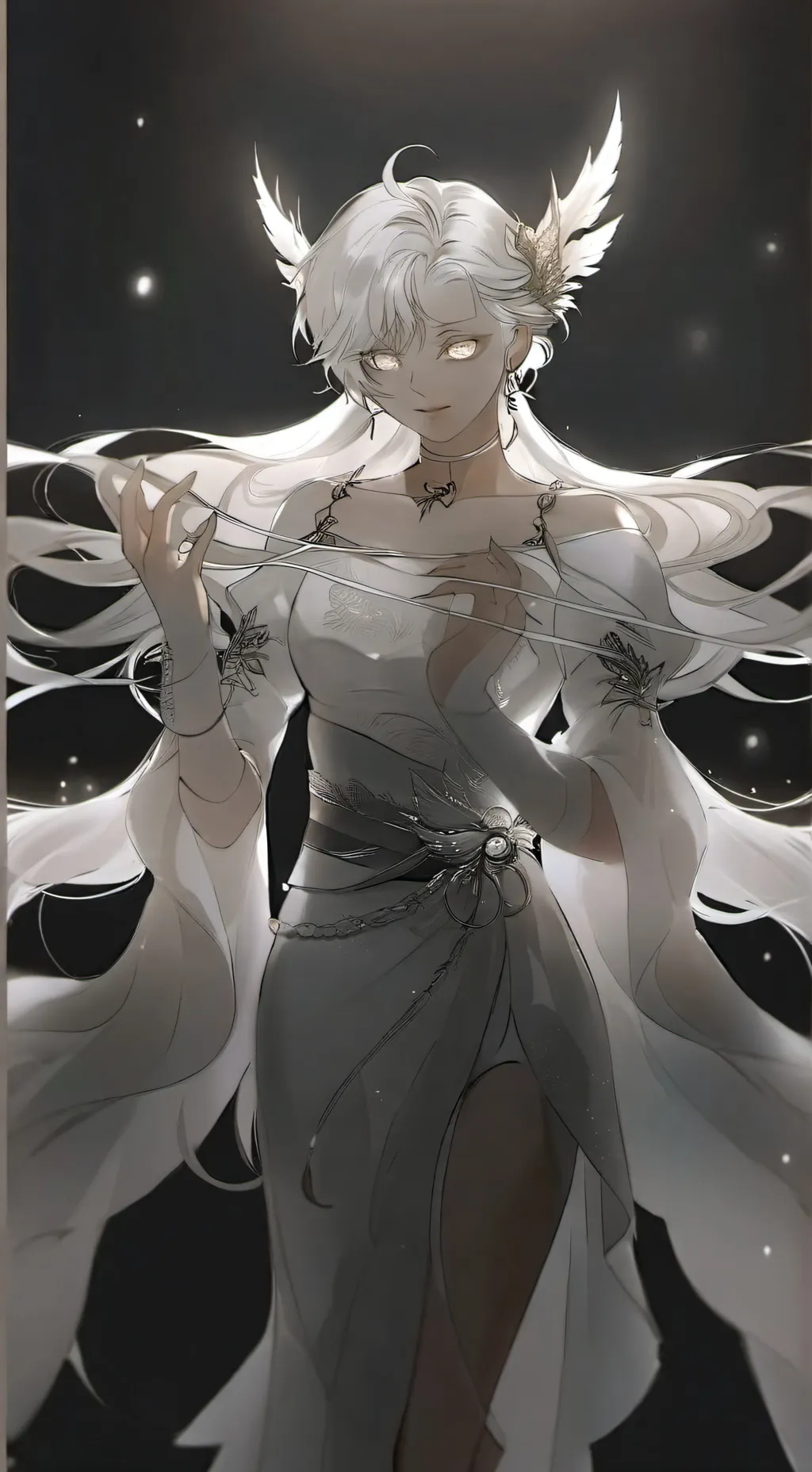 ai character: Mona✌ background