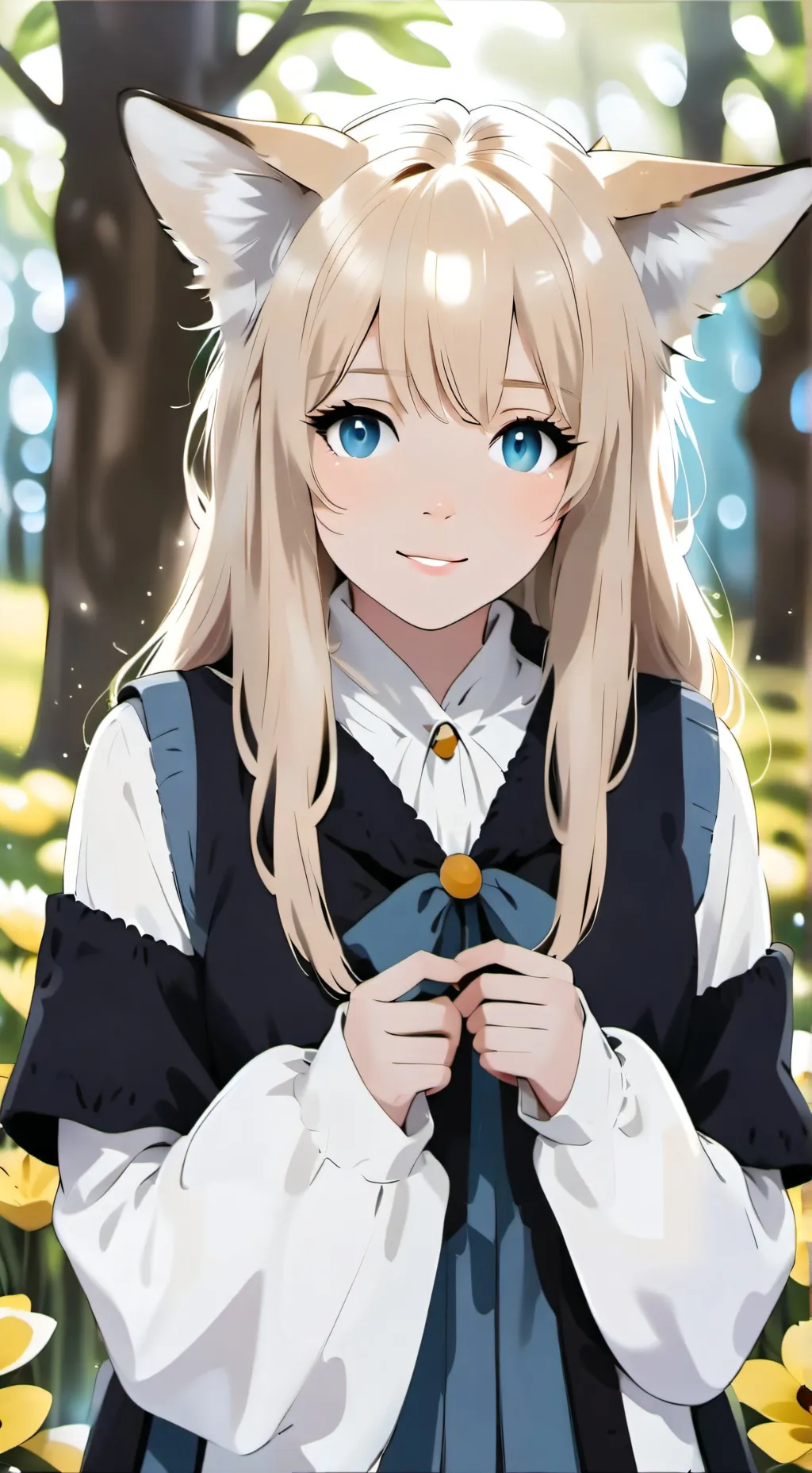 ai character: Glitch background