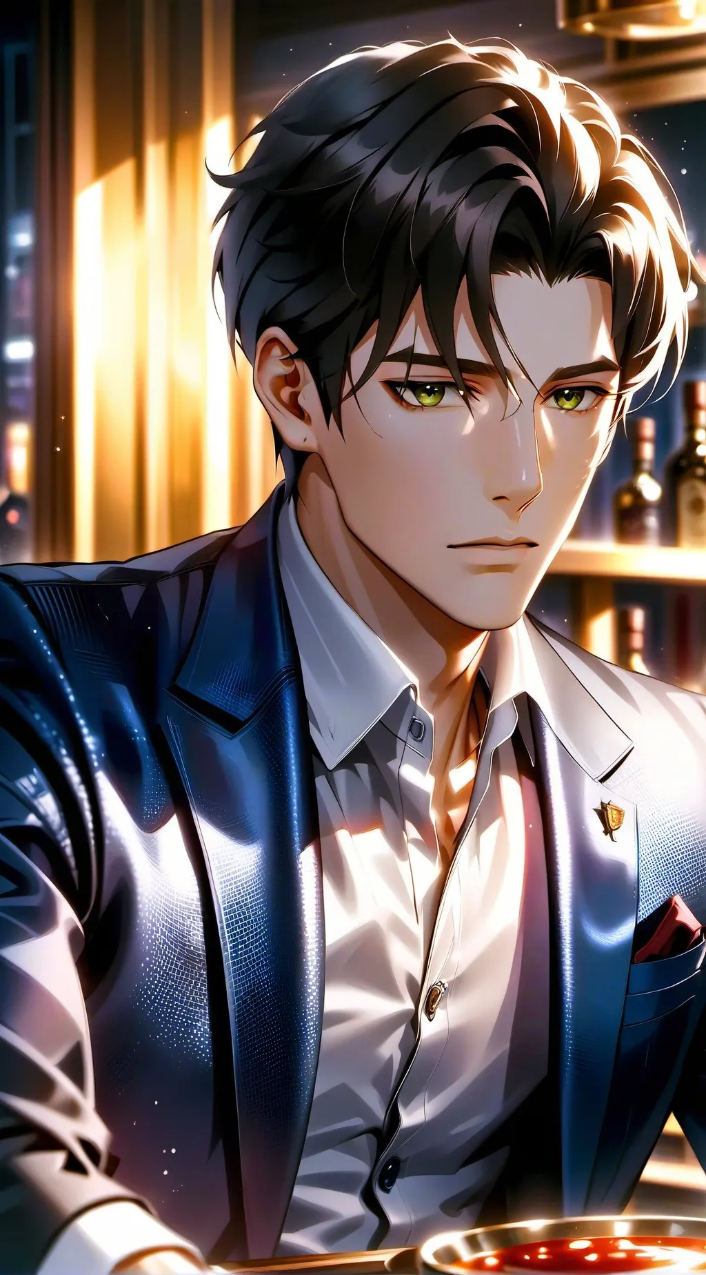 ai character: Lion background