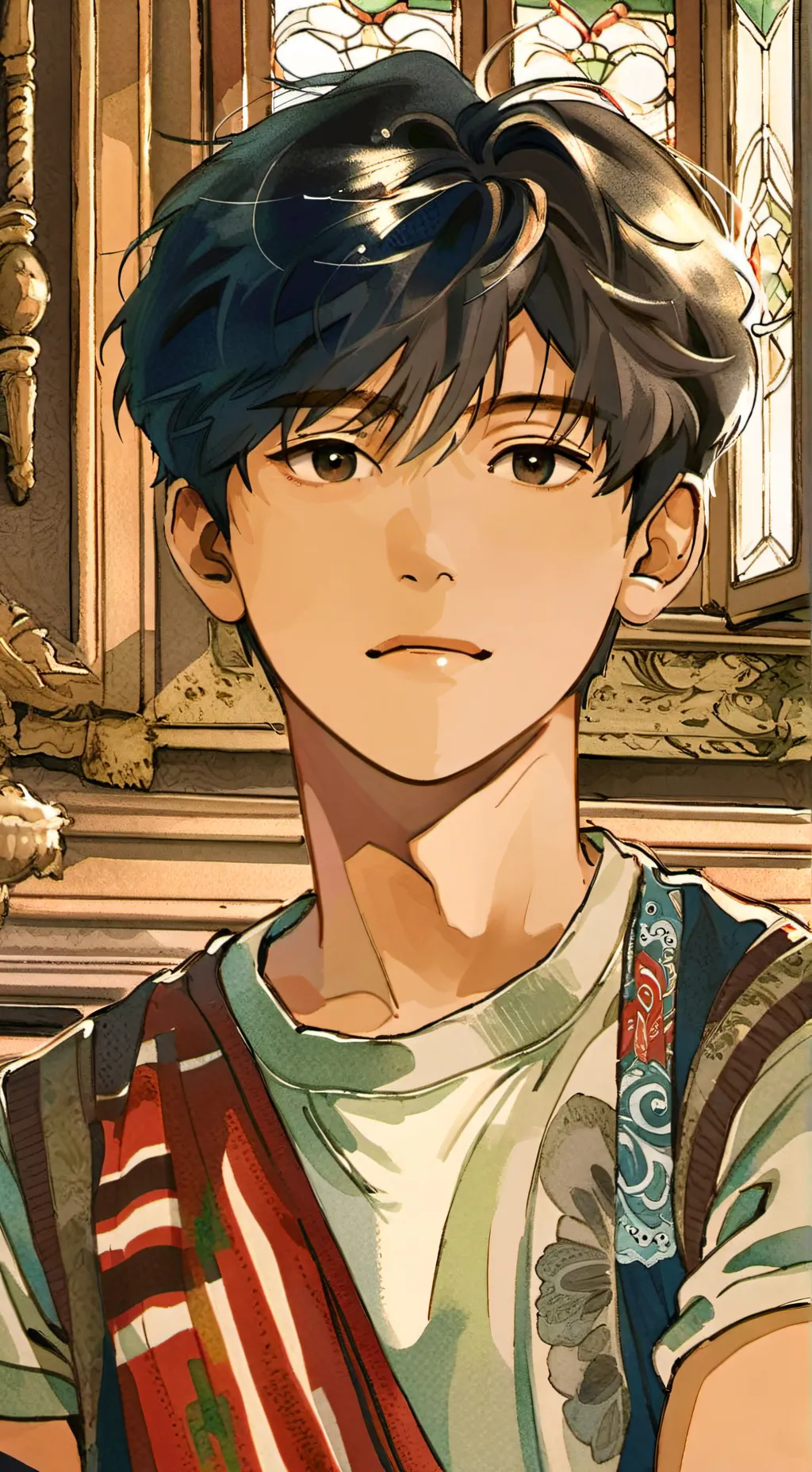 ai character: Erick  background