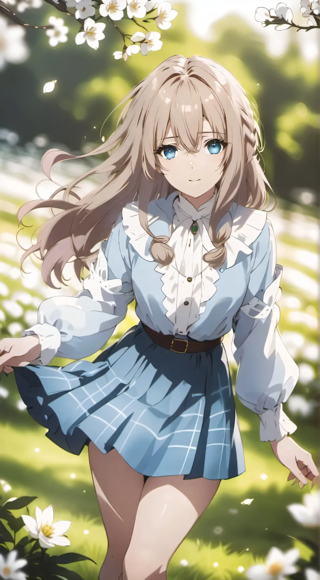 ai character: Skirt background