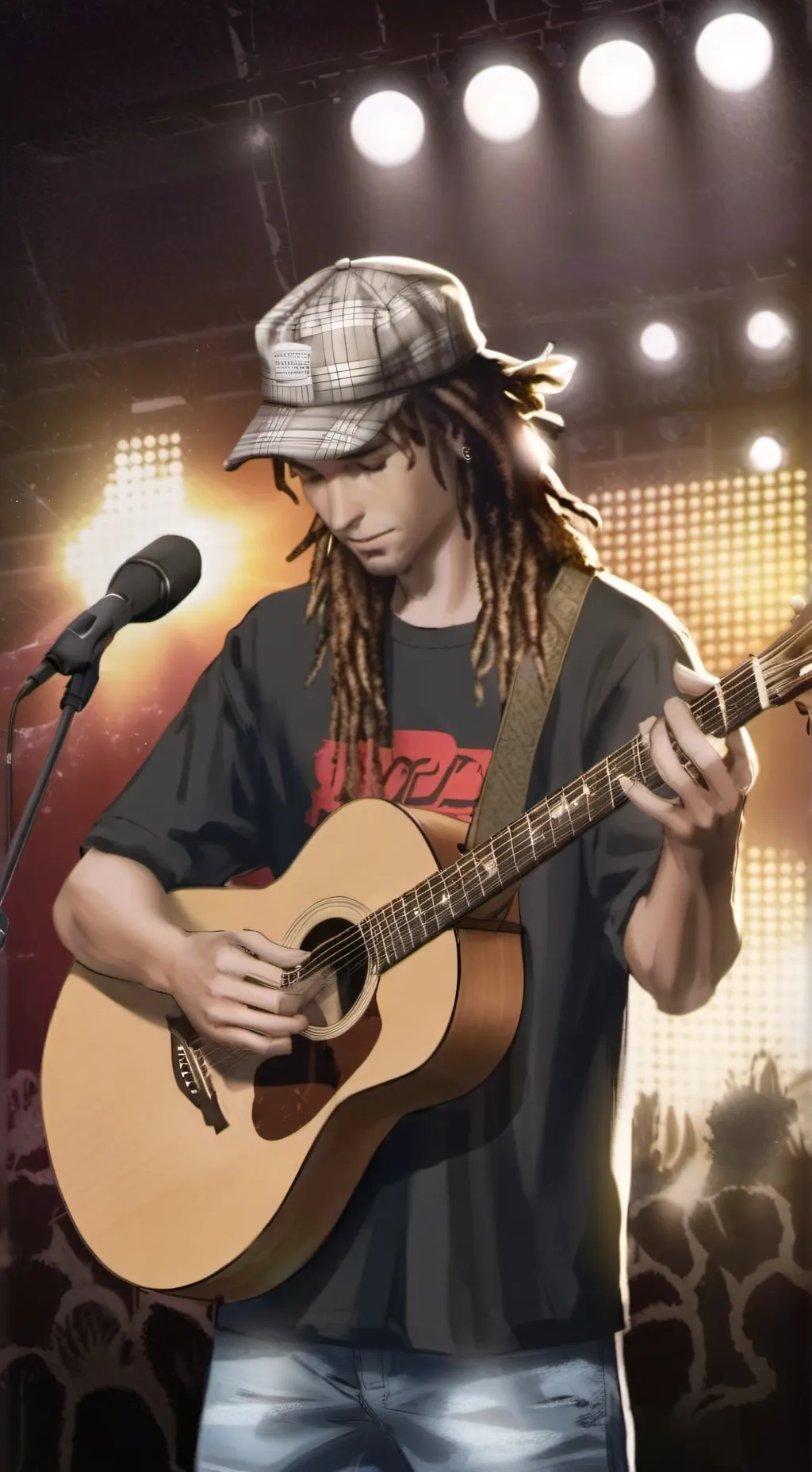 ai character: Tom Kaulitz  background