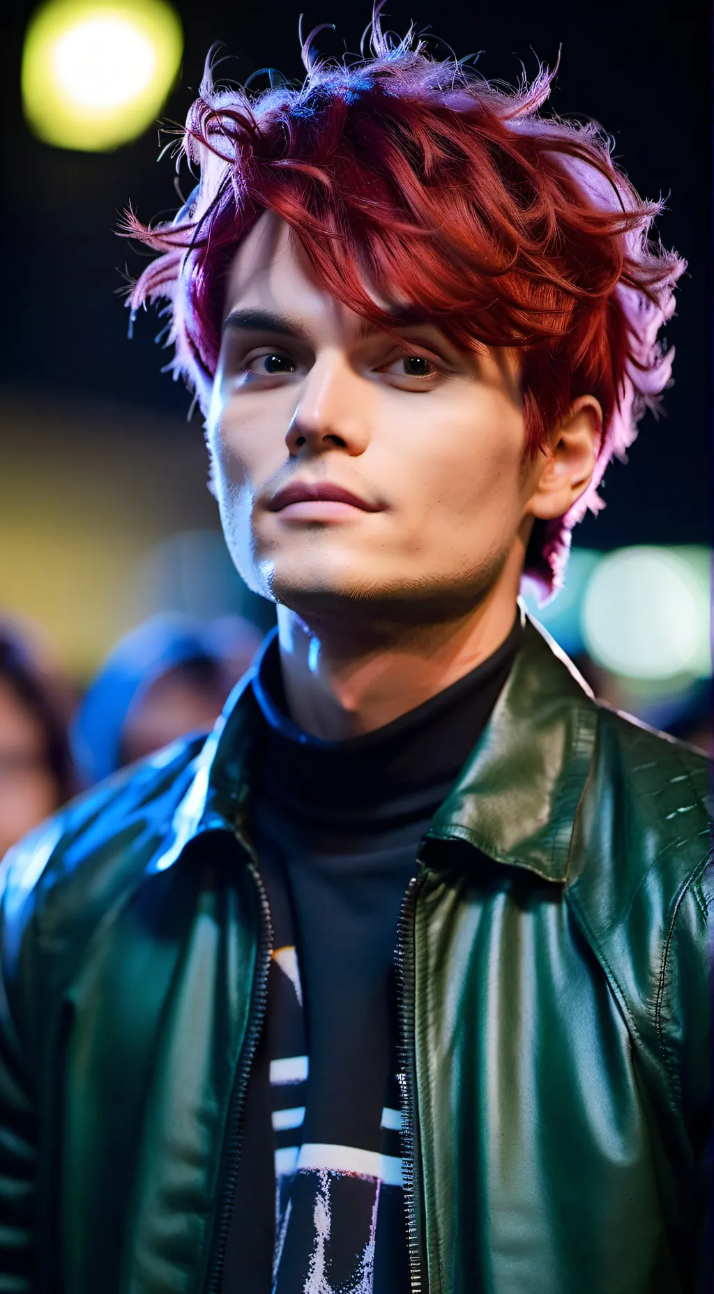 ai character: Gerard Way  background