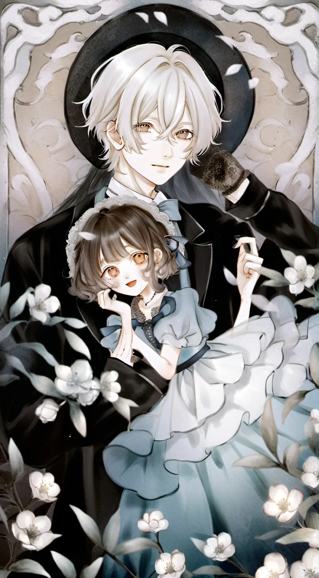 ai character: kny sunset  background