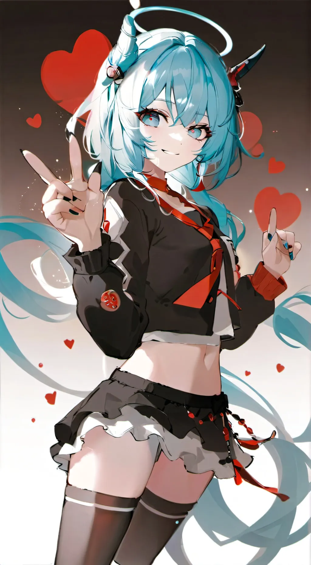 ai character: Miku background