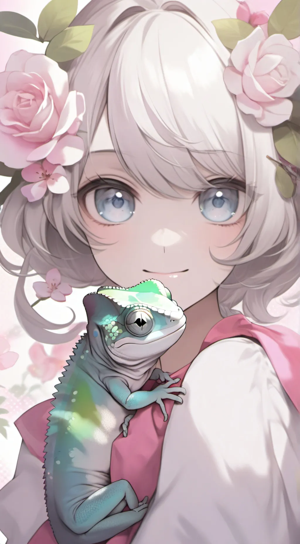 ai character: Pixel background