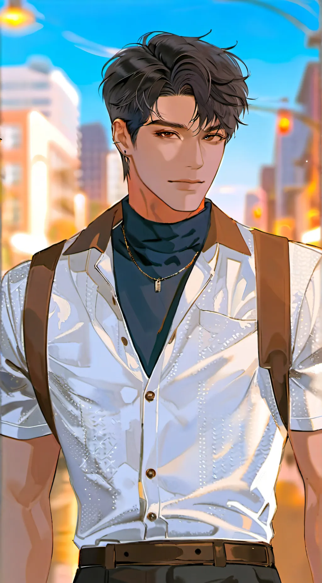 ai character: HerrylJohn Buhisan background