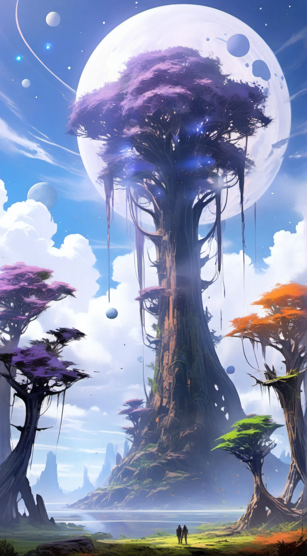 ai character: your planet  background