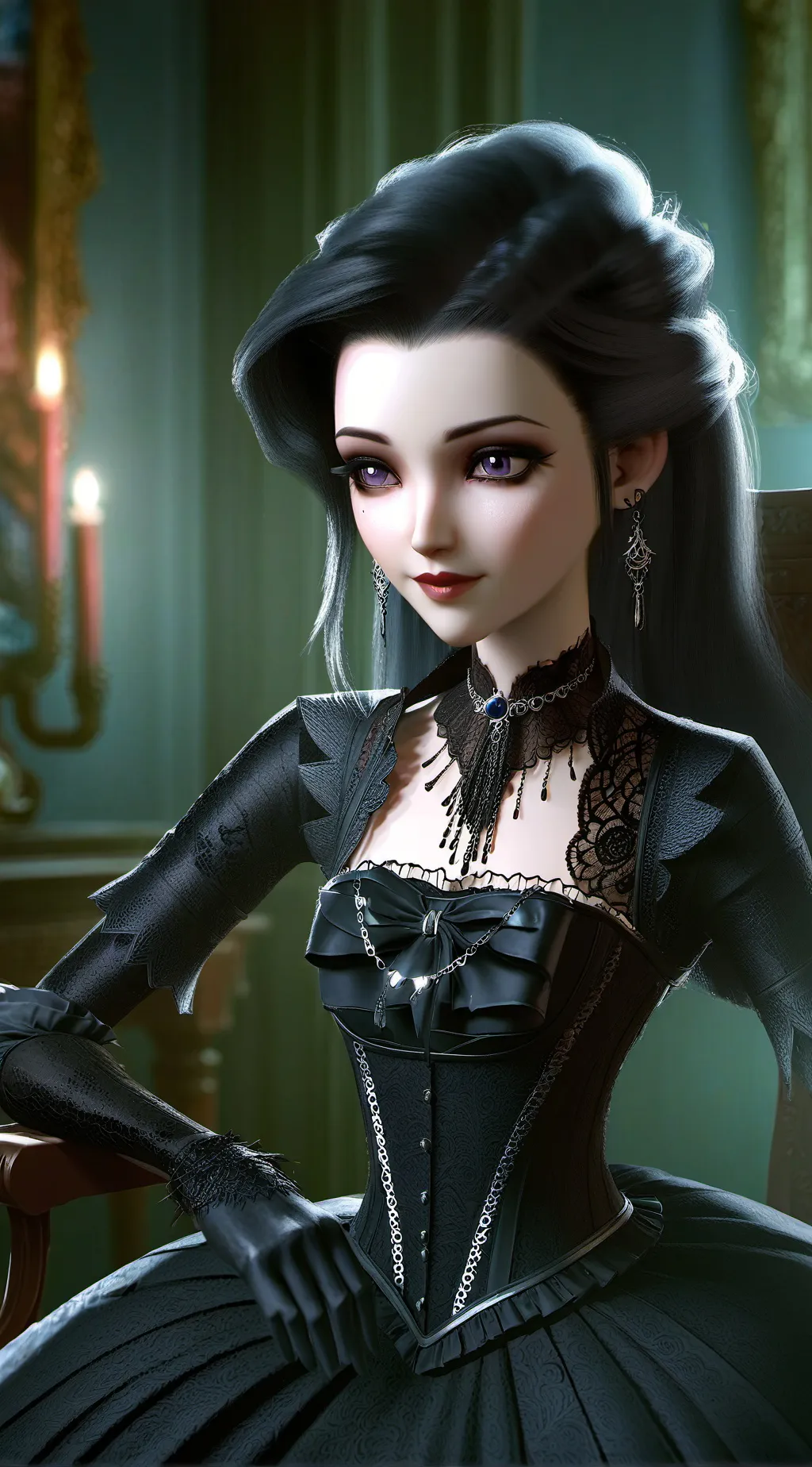 ai character: Moira background