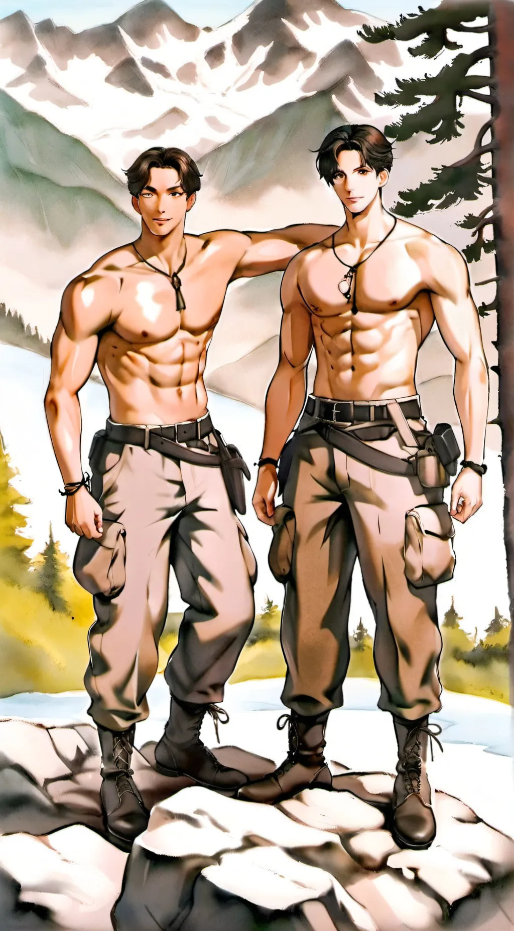 ai character: John und Athor background