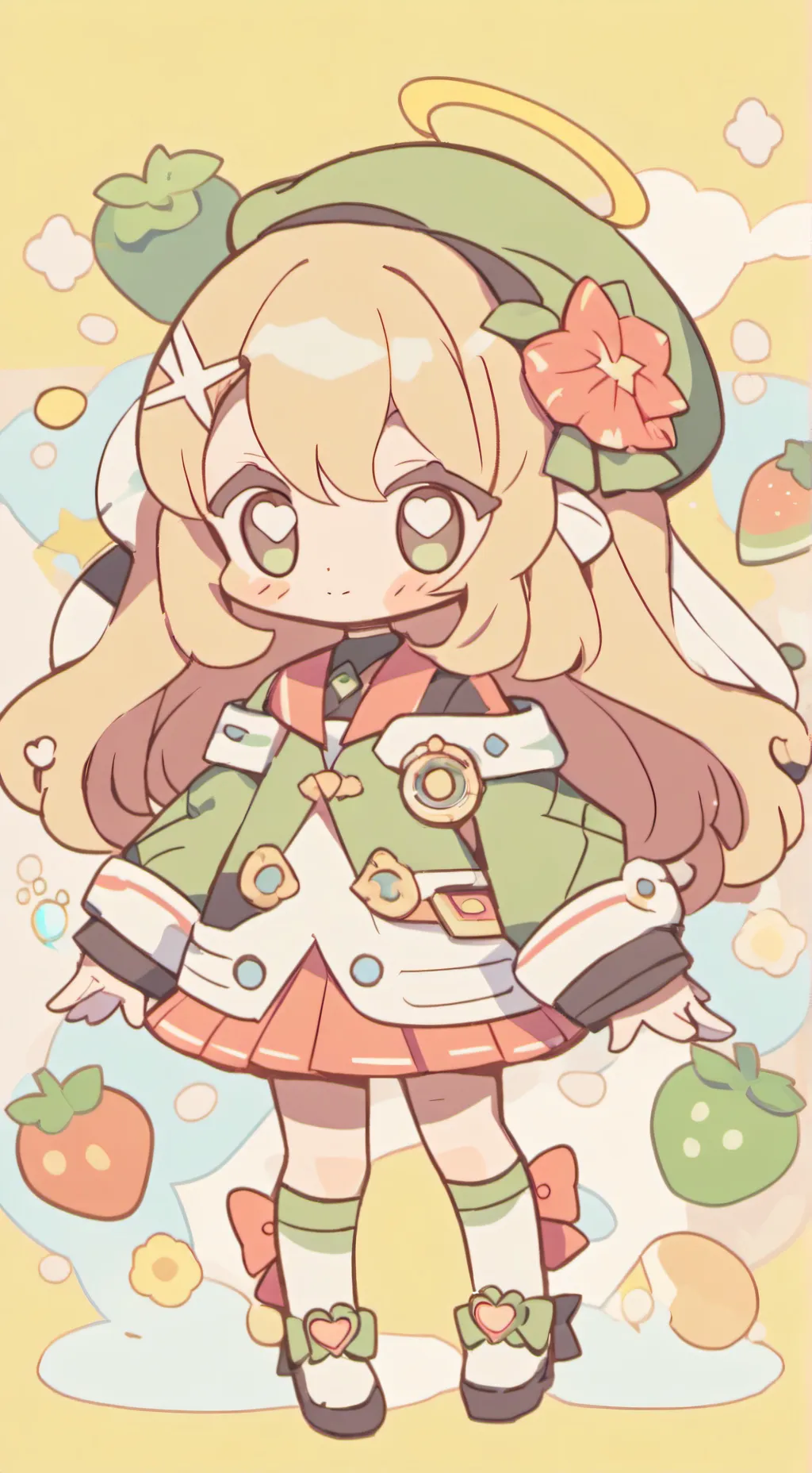 ai character: Fossikcake background