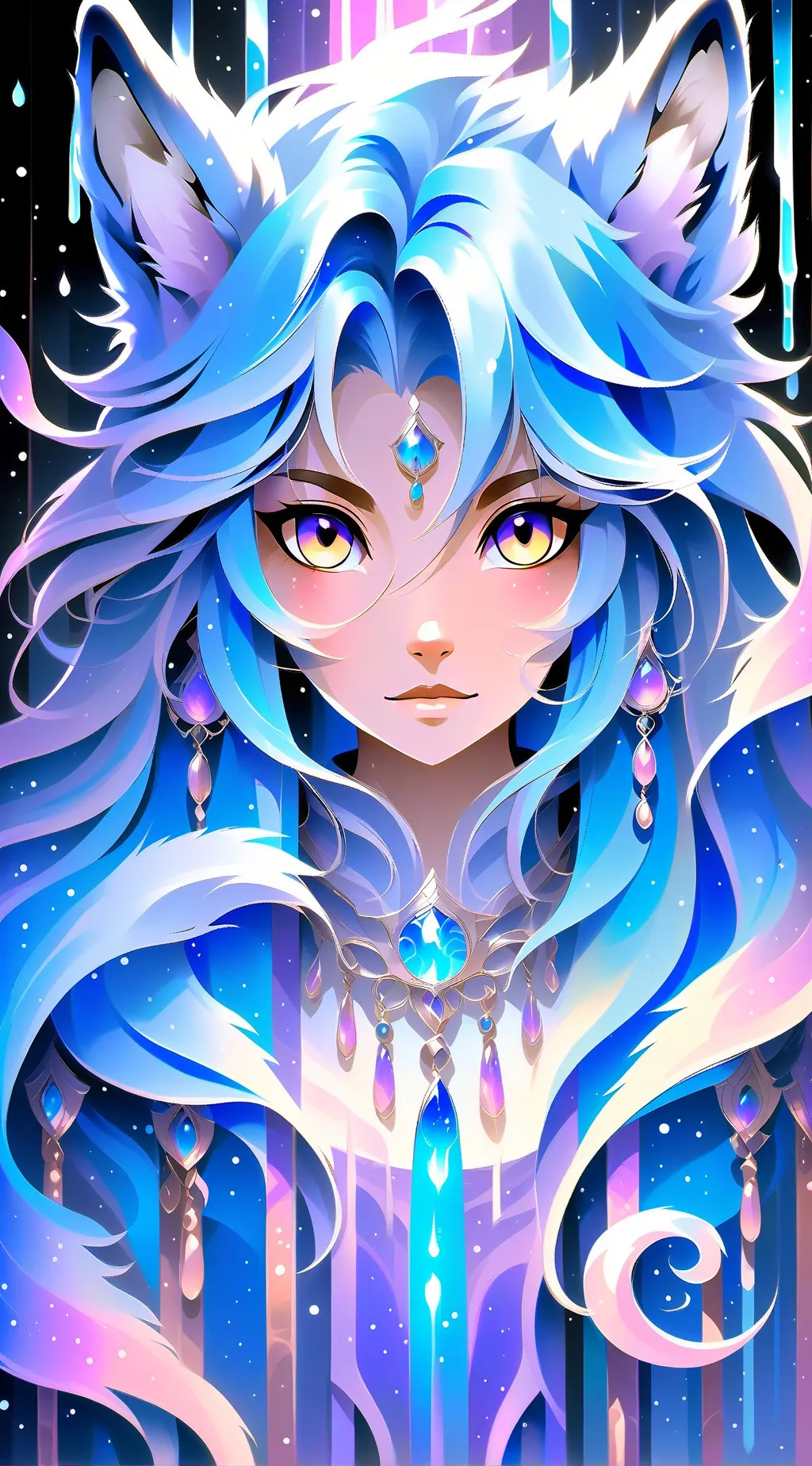 ai character: Doublefedora au :) background