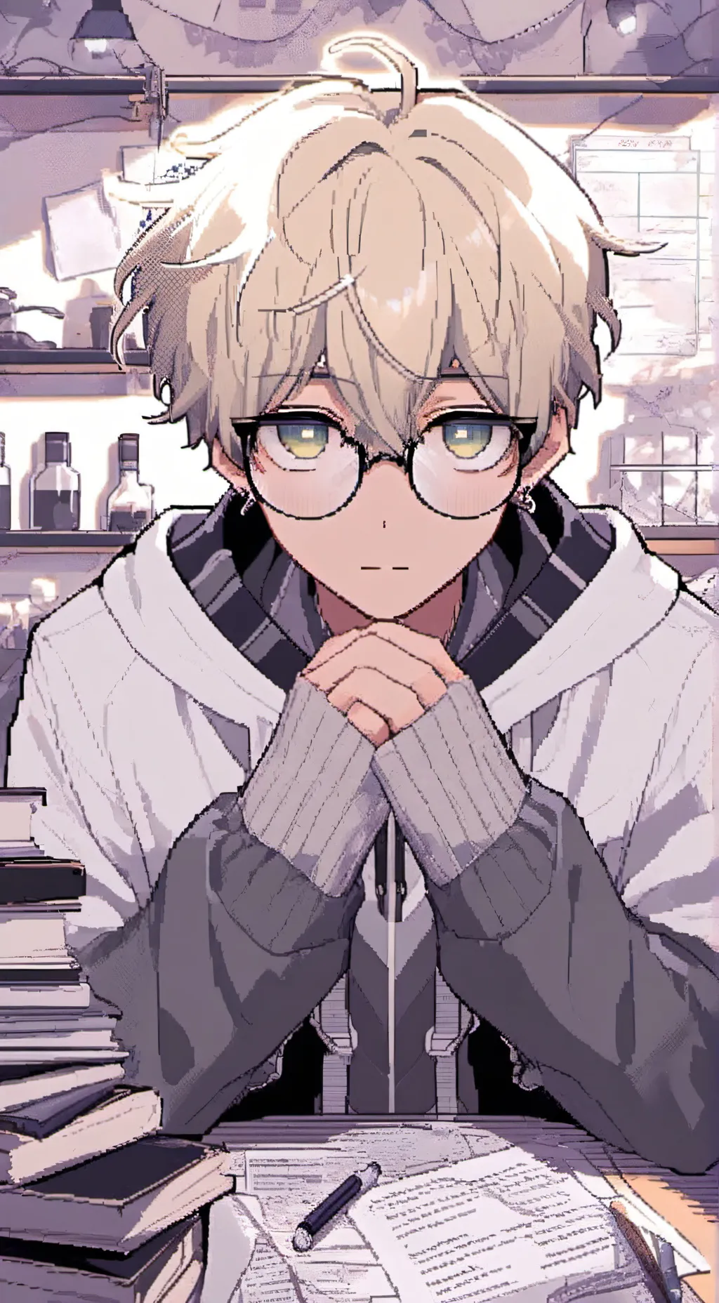 ai character: Cory△ background